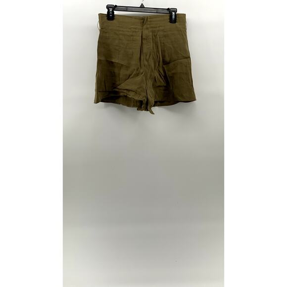 FOREVER 21 CONTEMPORARY Women's Green Lightweight Shorts SZ L - Picture 1 of 11
